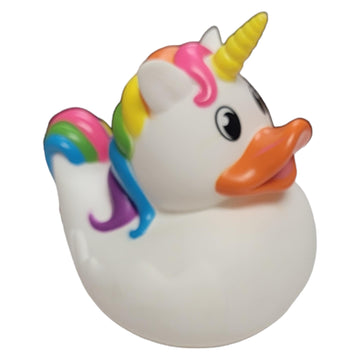 Big Rubber Ducky Collectible Mix (5.5') Alien, Robot, Dinosaur, Splat, Ninja, Confetti, Pink Heart, Yellow, Unicorn And Astronaut. Perfect For Ducking (Unicorn)