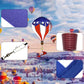 Fenely Patriotic Hot Air Balloon Garden Wind Spinners Giant Flag Pinwheels Whirligigs Windmill Toys For Kids Yard Decor Lawn Dec