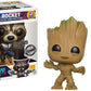 Funko Pop! Groot & Rocket Figure – Guardians of The Galaxy Vol. 2, 3.75 inches, Multicolor, Vinyl, FYE Exclusive, Model 15096
