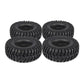 4Pcs Rubber 114X42Mm 1/10 Rc Crawler 1.9 Tires With Foam Inserts For Gen7 Gen8 Scx10 Trx4 Upgrades (B-114X42Mm)