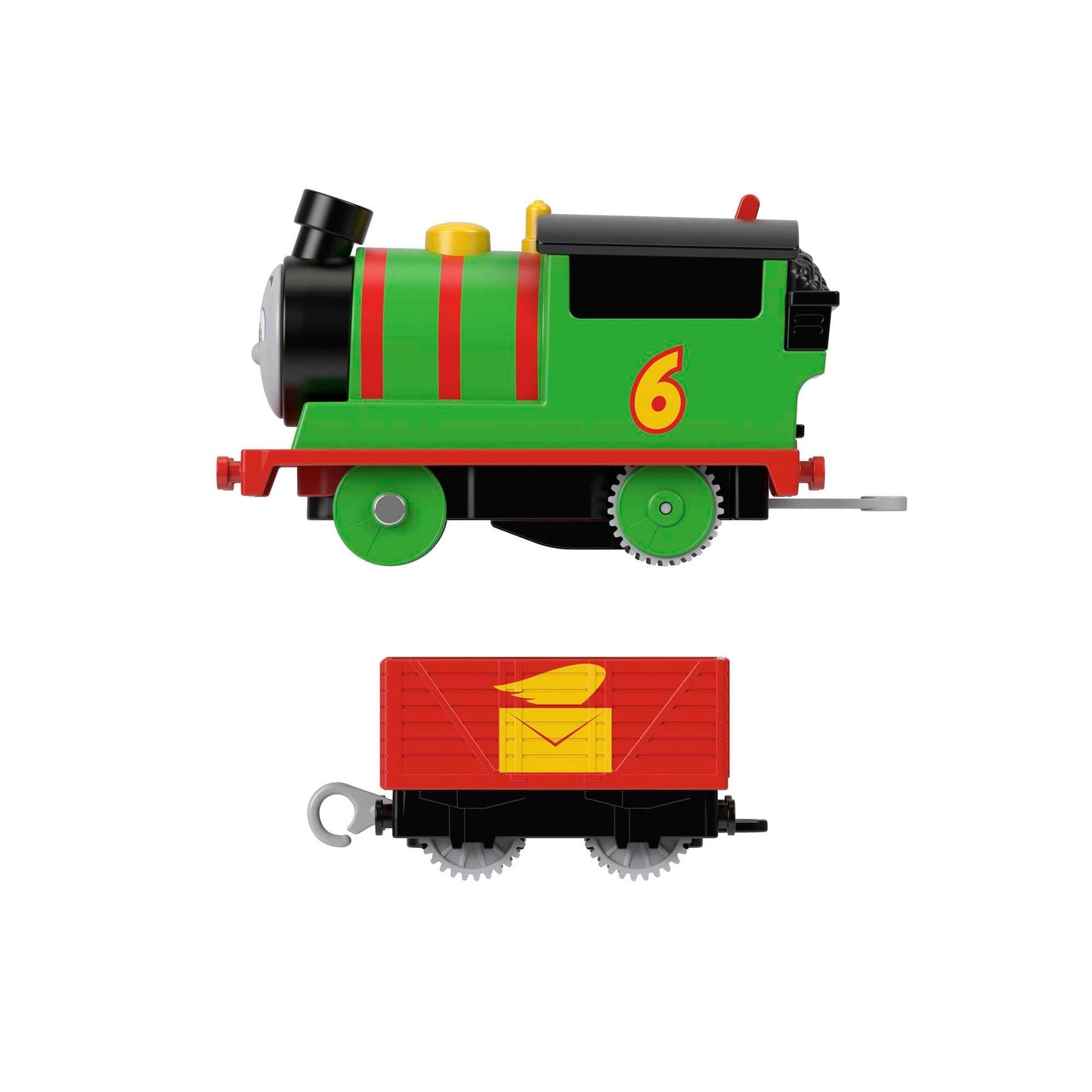 Thomas & Friends Motorized Toy Train Percy Battery-Powered Engine With Tender For Pretend Play Preschool Kids Ages 3+ Years