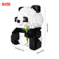 Larcele Animal Series Micro Building Blocks Animal Set, Diy Mini 3D Building Toy Bricks,915 Pieces Kljm-07 (Bamboo Panda)