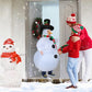 Stegosaurus Inflatable Snowman Costume Christmas Costume Funny Blow Up Snowman Costumes For Cosplay Party (Kid Snowman)