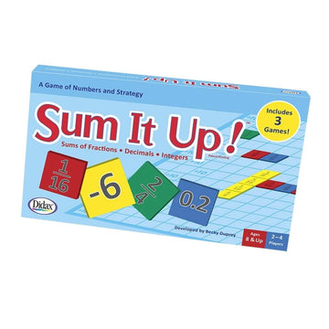 Didax Educational Resources Sum It Up! Sums Of Fractions, Decimals, Integers