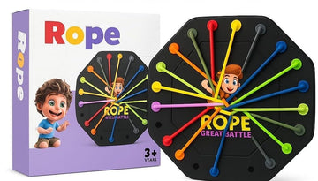NIYANETAIL Rope Untying Challenge Puzzle | Twisted Knots Untangle Brain Game for Kids & Adults | Octagonal Shape with MultiColo