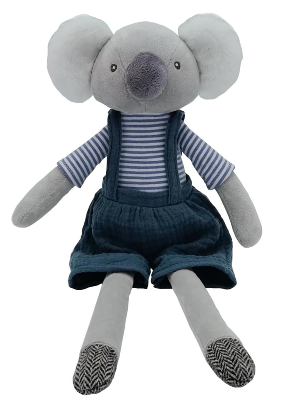 Mikee Fluffie Koala Stuffed Animals,15.7'' Big Boy Koala Plushies With T-Shirt,Cute Stuffed Animal For Girls As Birthday, Easter