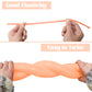 260 Long Balloons 100 Pack Pastel Orange Twisting Animal Balloons Thickening Latex Modeling Long Magic Balloons For Animal Model