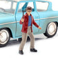 Jada Toys 1:24 Die-Cast Vehicle - 1959 Ford Anglia, Rusty Blue, Metal, Model JA31127