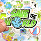 Qtl Stickers For Kids Earth Stickers Water Bottle Stickers For Teens Girls Environmental Stickers For Laptop Waterproof Stickers