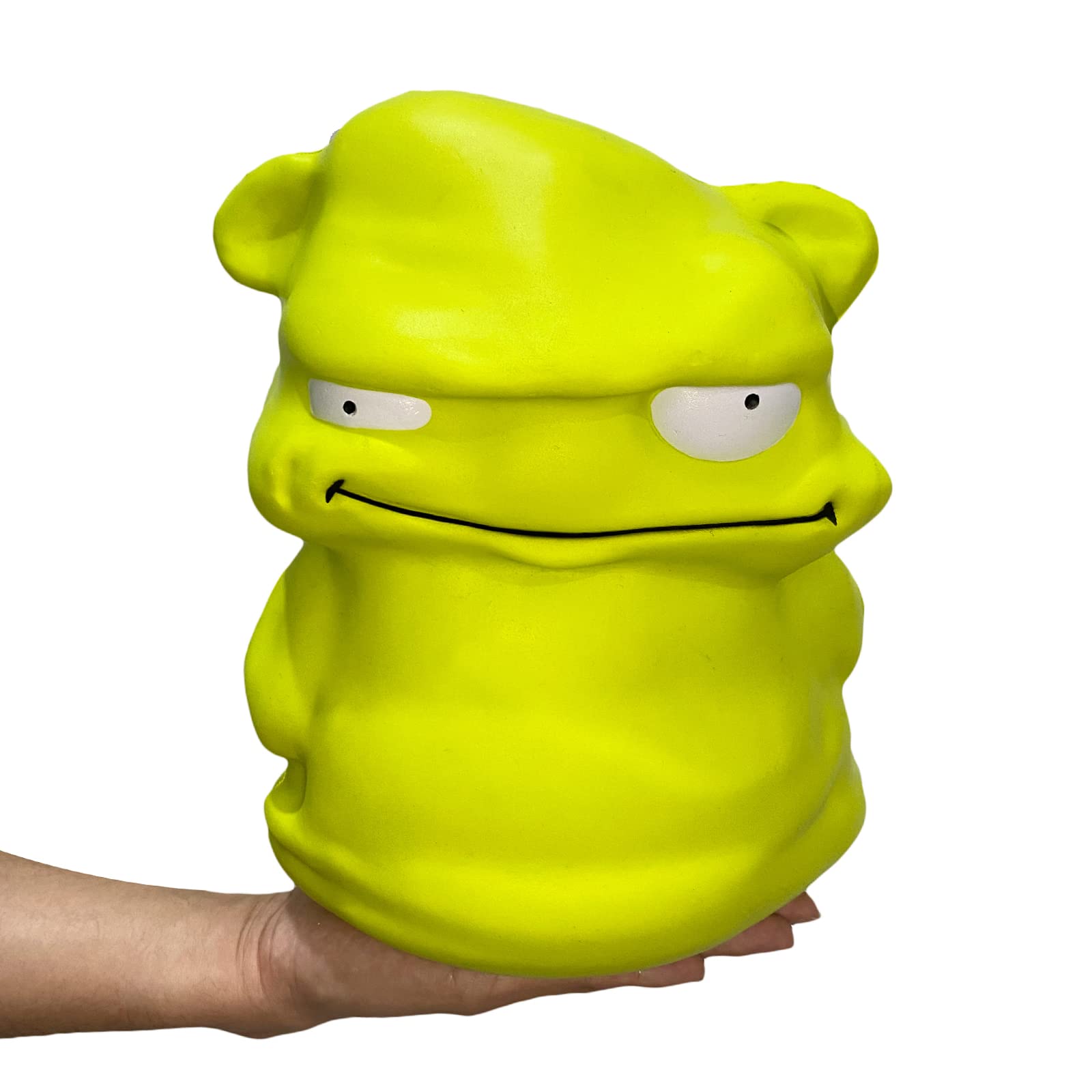 Funnysquee 9.8 Inches Gaint Green Monster Slow Rising Squishies,Jumbo Squishys Birthday Gift For Kids, Stress Relief Kawaii Squi