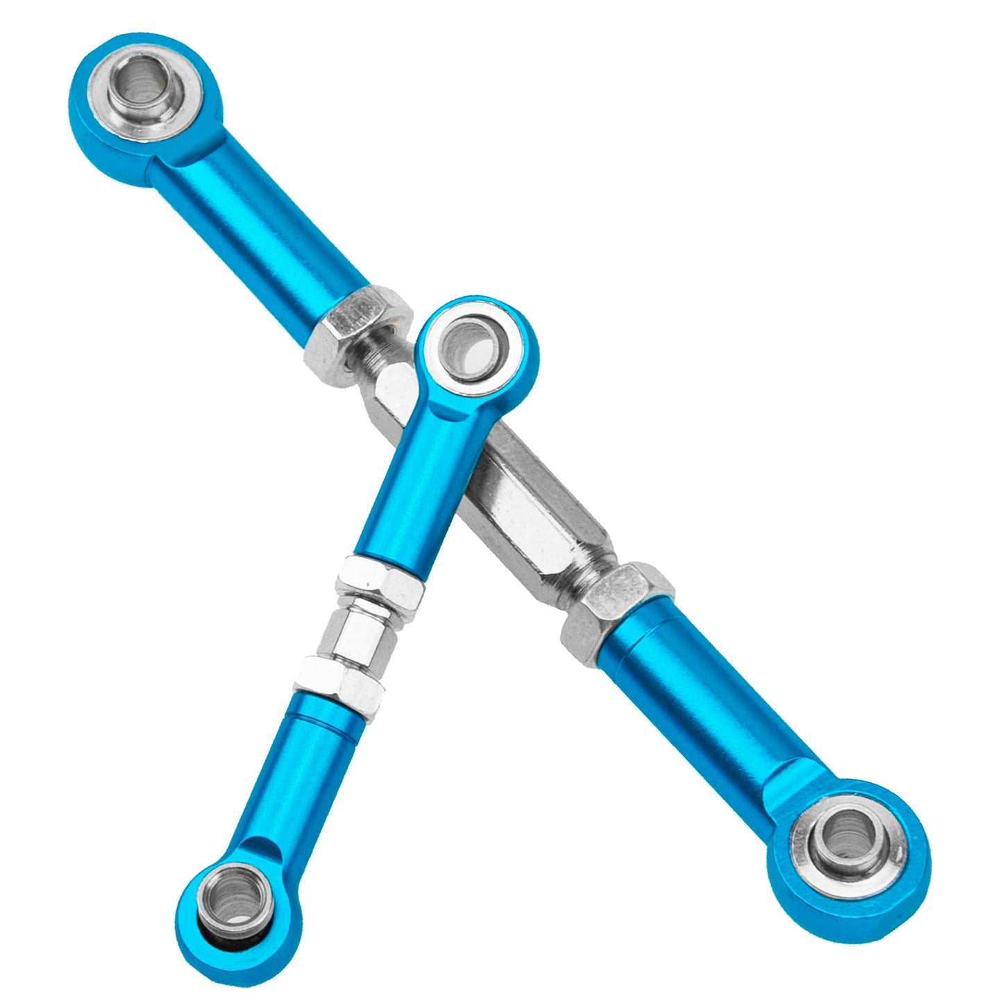 Vgoohobby Aluminum Adjustable Turnbuckles Rod Camber Links Steering Linkage Pull Rod Tie Rod Compatible With Traxxas 1/10 Slash