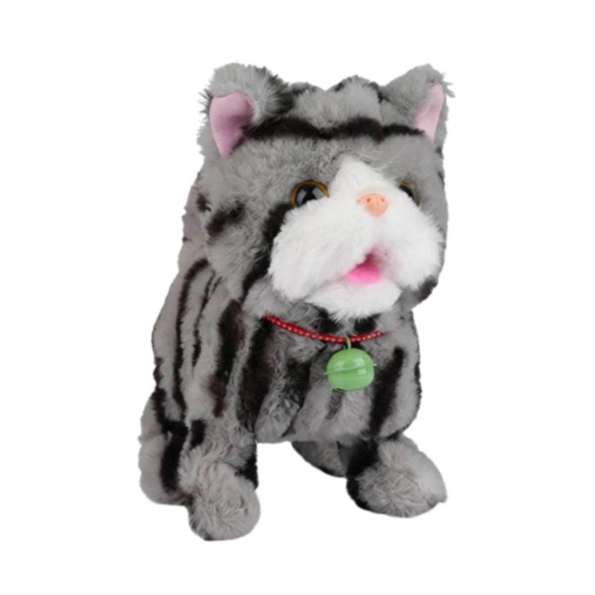 STYLEHEAVEN Plush Interactive Toy Figure Electronic Pet for Children Toddlers Girls Boys Gray