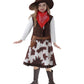 Cowgirl Costume For Girls 6Pcs Set Kids Dress Up Birthday Halloween Party Cosplay 11-12 Years