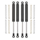 RCLions 4pcs RC Shocks Absorber 120mm Damper Internal Spring for 1/10 RC Crawler Car TRX4 SCX10 SCX10-II D90 upgrades