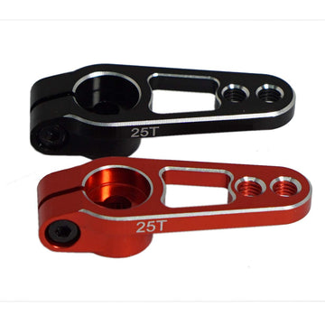 Vgoohobby 2PCS Metal 25T Servo Horn 25 Teeth Spline Steering Arm Server Rocker Compatible with Futaba Savox Power HD Emax MG995