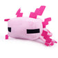 Pixel-Style Game Basic Plush Character Soft Toy  Video Game-Inspired Collectible Plushies Gifts for Kids & Fans (Axolotl Pink)