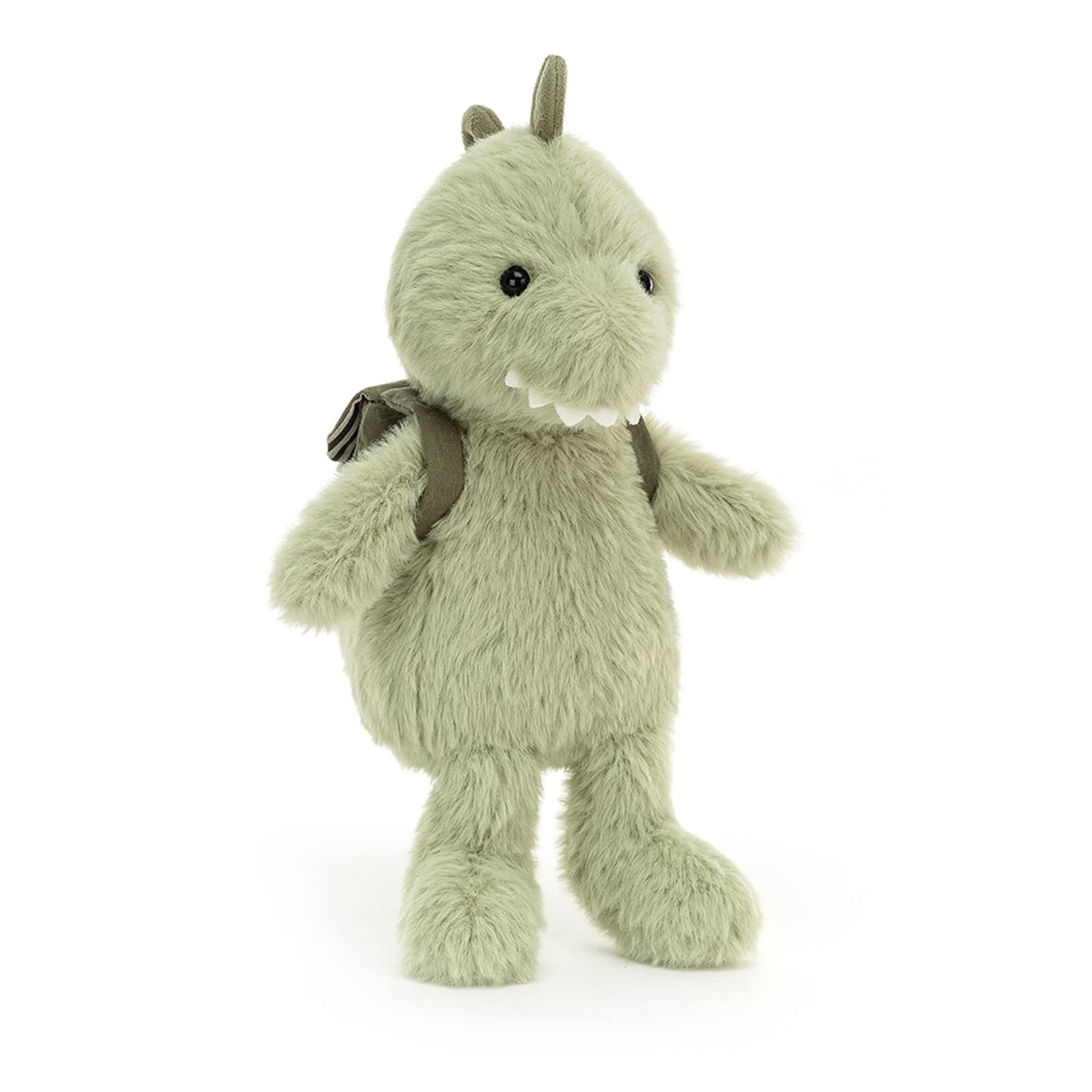Jellycat Backpack Dino Stuffed Animal, 8.5 Inches | Dinosaur Plush Toy | Classic Children'S Gift