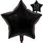 Black Star Balloons 18 Inch, 10 Pcs Black Star Shaped Mylar Helium Foil Metallic Balloon For Birthday Party Decorations Baby Sho
