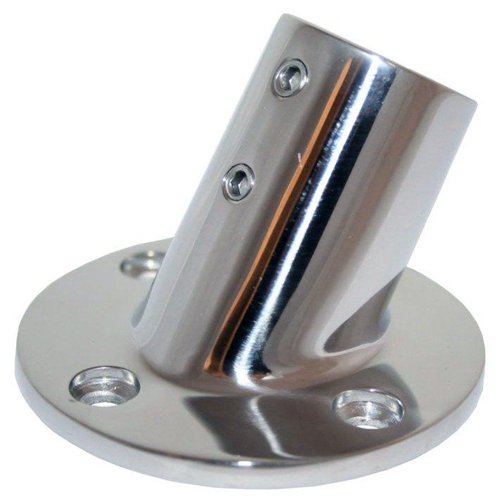 Whitecap 316 Stainless Steel 60 Deg Round Base 1