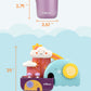 Ti-Too Baby Bath Toys, Fun Simple Physics Educational Bathtub Water Toy, Bath Time Fun Splash Toys For 1, 2, 3+ Year Old Boys Gi