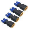 Fly RC 4pcs Male XT60 to Female EC3 Adapter No Wires EC3 Female to XT60 Plug Male Wireless Connector for RC FPV Drone Car Lipo N
