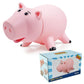 Phocas Hairphocas Cute Pink Pig Money Box Plastic Piggy Bank For Kid'S Xmas Christmas Birthday Gift With Box