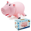 Phocas Hairphocas Cute Pink Pig Money Box Plastic Piggy Bank For Kid'S Xmas Christmas Birthday Gift With Box