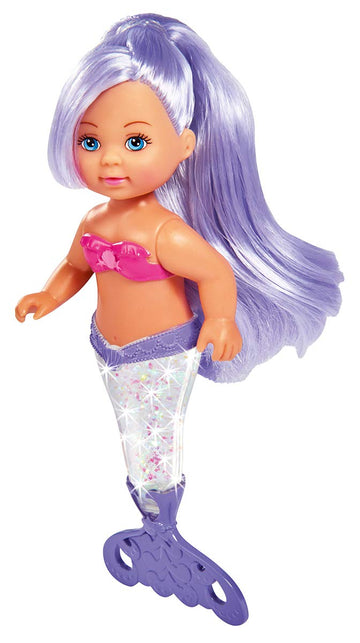 Simba 105733482 - Evi Love Glitter Mermaid Doll With Tail Fin That Glitters When Shake, Only One Item Will Be Delivered