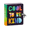 Peaceable Kingdom 6.25' Lock And Key, Lined Page Diary For Kids - Be Kind