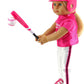 Hot Pink Baseball Uniform with Baseball Bat  Helmet  and Shoes (Doll Not Included) | 18 Inch Doll Clothes