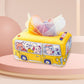 Bnf Baby Tissue Box With 10 Hand Towel Bus Drawer For Preschool Toddlers Infants Yellowbaby | Toys For Baby | Developmental Baby