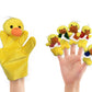 Riy 12Pcs Plush Monkeys Ducks Finger Puppets Set For Toddlers With Animals Hand Puppets