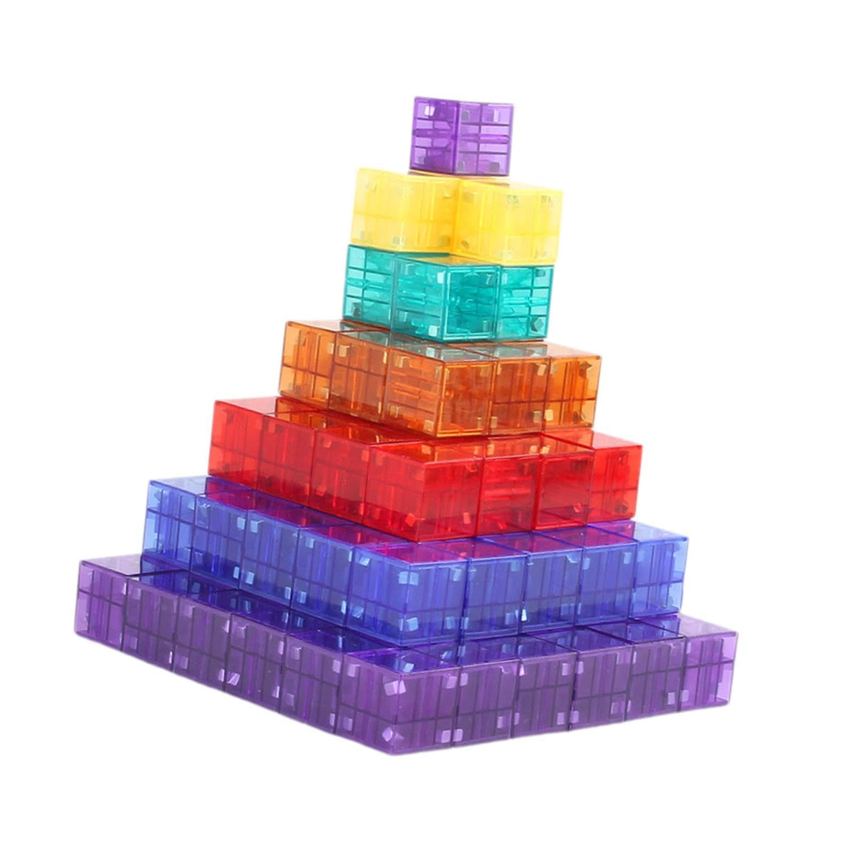 Magnetic Building Blocks Rainbow Building Cubes For Boys Girls Birthday Gift 36Pcs|Other Educational Toys|Toys & Hobbies