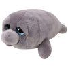 Ty Beanie Boo Milo The Manatee Plush Toy, 15cm, Multicolored, Model 36889