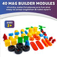 Mag Builder Building Toy Play Set, 40 Pieces