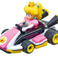 Carrera First Mario Kart - Slot Car Race Track With Spinners - Includes 2 Cars: Mario And Peach - Battery-Powered Beginner Racing Set For Kids Ages 3 Years And Up