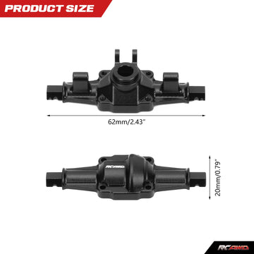 RCAWD Front Rear Axle Housing Cover for FMS 1:24 FCX24 Power Wagon RTR