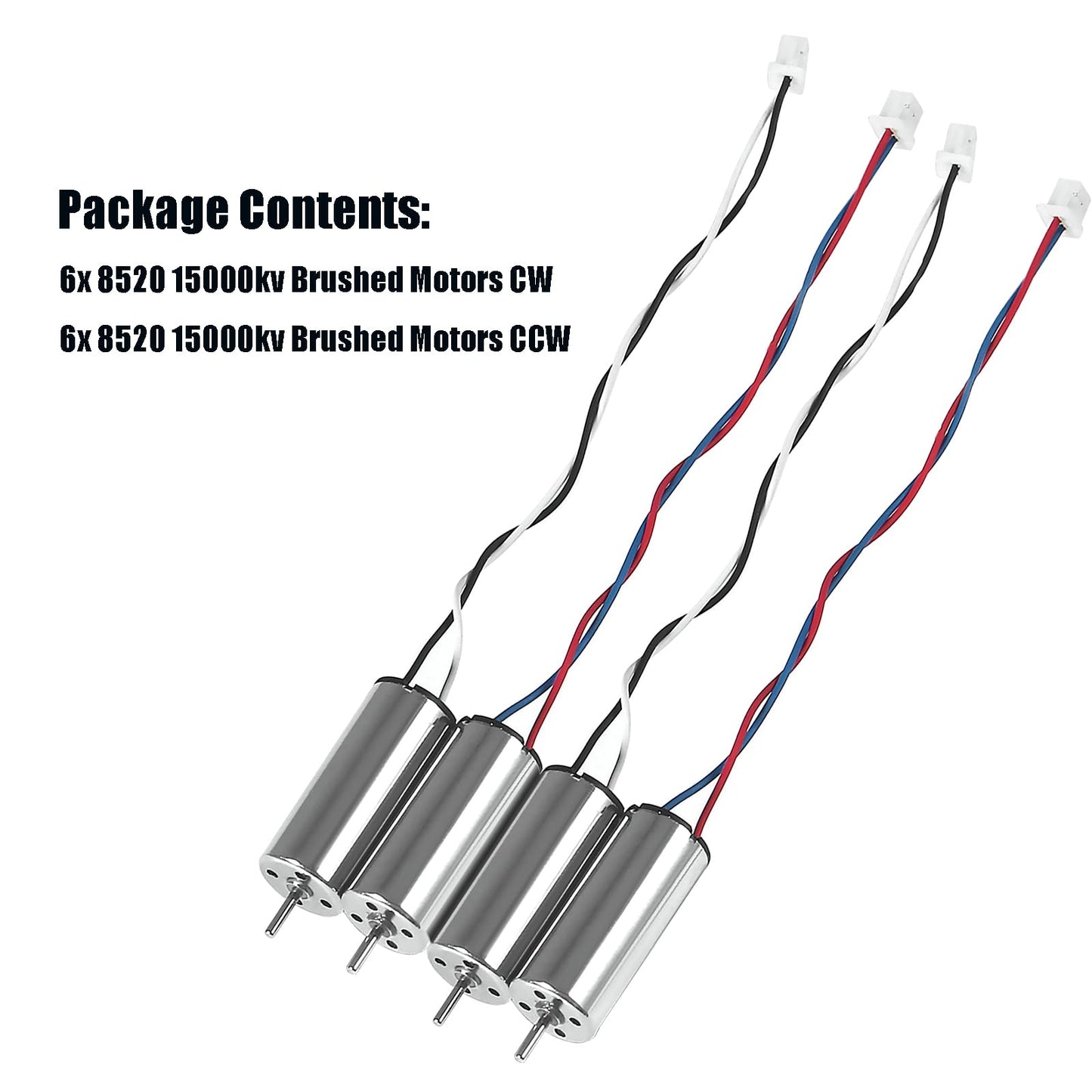 Aediko 3 Sets 12Pcs 8520 Brushed Motors 8.5X20Mm Motor 3-5V 0.15A 35000Rpm-50000Rpm 8520 Motor Hollow Cup Drone Motor Mini Dc Mo