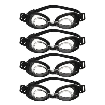 Toyvian 4Pcs Dollhouse Swim Goggle Miniature Swimming Goggles Mini Swim Glasses Water Goggles Doll Accessories Gifts For Kids Gi