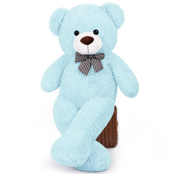 Sausudols Giant Teddy Bear 47 Inches Stuffed Animal Plush Bear For Girls Boys Cuddly Teddy Bear Gift For Valentine'S Day Christm