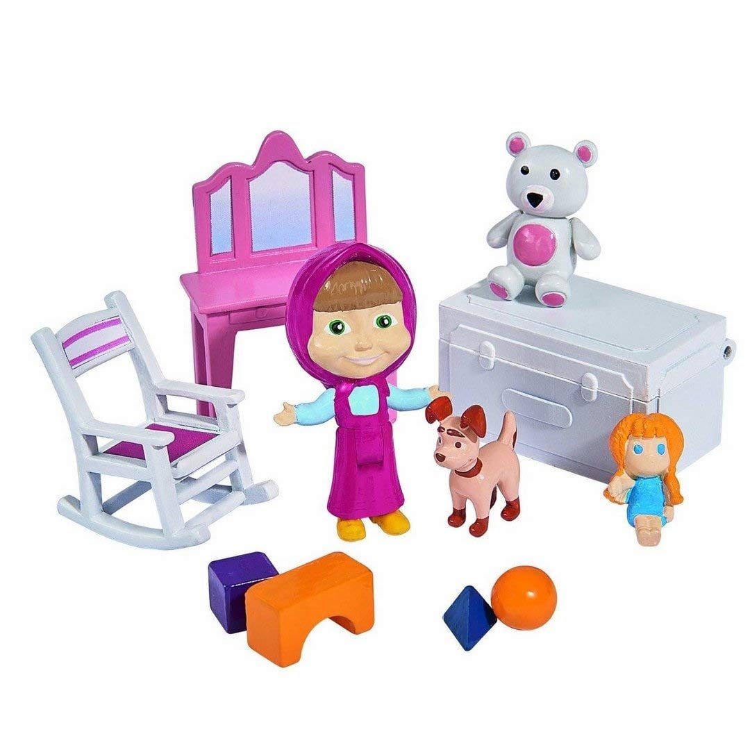 Masha and The Bear Mashas House Playset Toys for Kids, Ages 3+