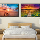 Jigsaw Puzzles 2 Pack 1000 Pieces - Wishdiam Puzzles For Adults - Hawaii Beach & Lake At Sunset Nature Landscape Impossible Challenging Puzzles For Home Decor Birthday Party Gifts Toy For Men Women