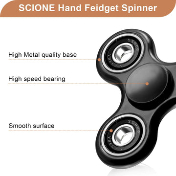Scione Fidget Spinner Toy 1 Pack, Cool Fidget Spinners For Kids Adults, Sensory Fidgets Toys Anxiety Relief For Adhd Autism Easter Birthday Gifts Classroom Prizes For Boys Girls