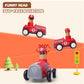 LiKee Toy Cars for Toddlers 1 2 3 4 Years Old Boy Girl, 4 Pcs Pull Back Cars for 18+ Months Baby Infant Gift, Kids Trucks Push a