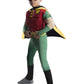 Rubies  185323 Teen Titans Robin Muscle Chest Deluxe Toddler-Child Costume Size: Toddler (2-4)