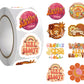 500 Pieces(8 Patterns)Groovy Peace Hippie Stickers Colorful Fashion Graffiti Rolls Self Adhesive Seals For Kids Teens Adults For