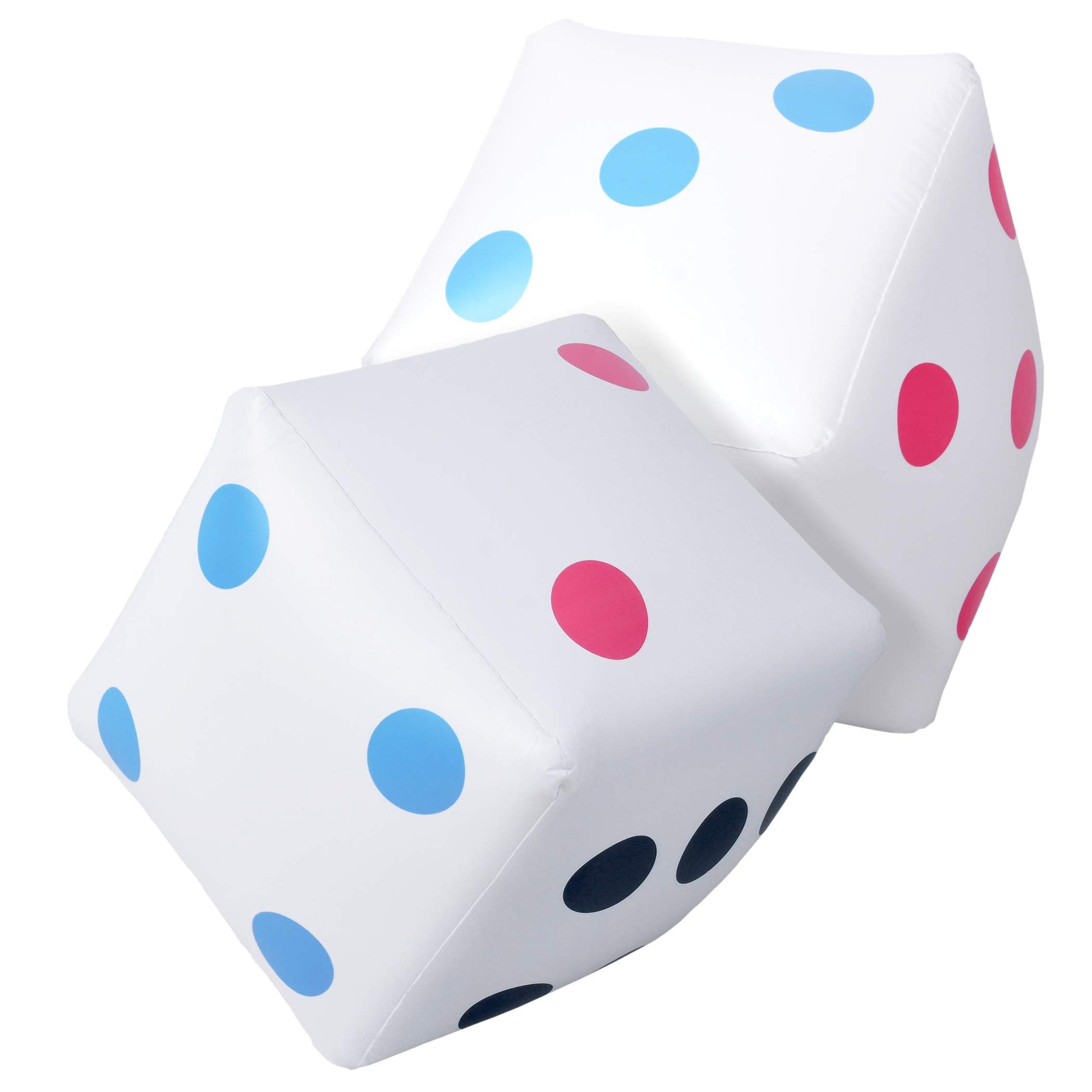 GoSports Giant 2 ft Inflatable Dice 2 Pack - Huge Size with Rapid Valve Inflation