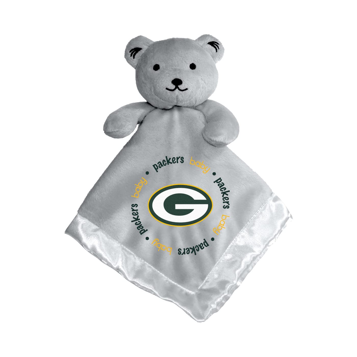 MasterPieces - NFL Baby Security Blanket, Bear Snuggle Toy for Newborn Boy Girl Unisex, Stuffed Animal, Officially Licensed Gree