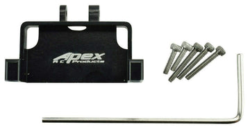 Apex RC Products Black Aluminum Steering Servo Mount Compatible with Axial SCX24 SCX24-11