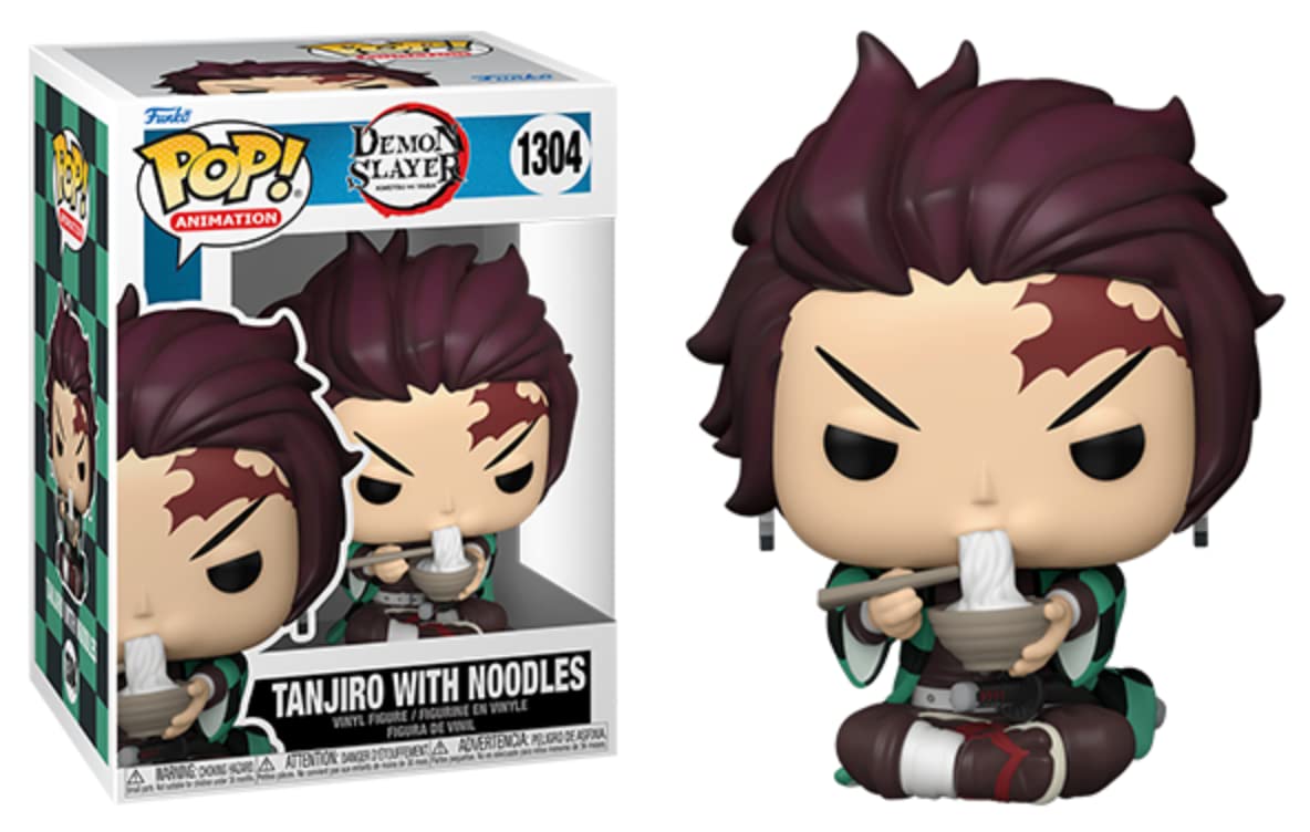 Funko + Protector: Demon Slayer S2 Pop! Animation Vinyl Figure (Bundled With Toybop Box Protector Collector Case) (Tanjiro With